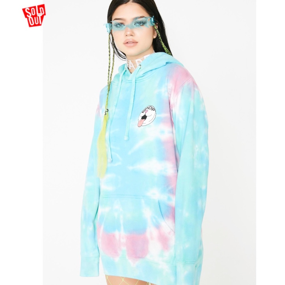 Ripndip tie dye pill hoodie